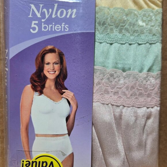 ITEM #5 - FRUIT OF THE LOOM WOMEN'S NYLON BRIEFS SIZE 10 - Picture 1 of 2